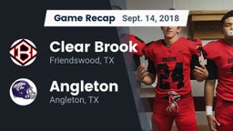 Recap: Clear Brook  vs. Angleton  2018
