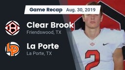Recap: Clear Brook  vs. La Porte  2019