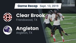 Recap: Clear Brook  vs. Angleton  2019