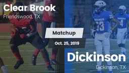 Matchup: Clear Brook High vs. Dickinson  2019