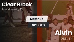 Matchup: Clear Brook High vs. Alvin  2019
