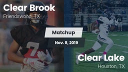 Matchup: Clear Brook High vs. Clear Lake  2019