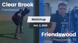Matchup: Clear Brook High vs. Friendswood  2020