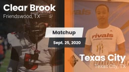 Matchup: Clear Brook High vs. Texas City  2020