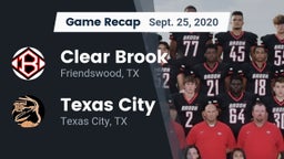 Recap: Clear Brook  vs. Texas City  2020