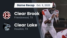 Recap: Clear Brook  vs. Clear Lake  2020