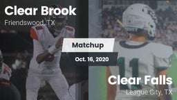 Matchup: Clear Brook High vs. Clear Falls  2020