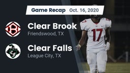 Recap: Clear Brook  vs. Clear Falls  2020