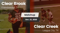 Matchup: Clear Brook High vs. Clear Creek  2020