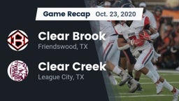 Recap: Clear Brook  vs. Clear Creek  2020