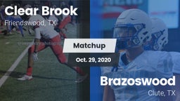 Matchup: Clear Brook High vs. Brazoswood  2020