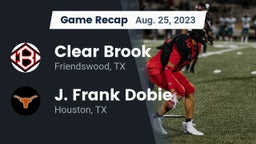 Recap: Clear Brook  vs. J. Frank Dobie  2023