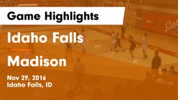 Idaho Falls  vs Madison  Game Highlights - Nov 29, 2016
