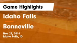 Idaho Falls  vs Bonneville  Game Highlights - Nov 22, 2016