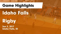 Idaho Falls  vs Rigby  Game Highlights - Jan 3, 2017
