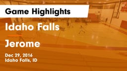 Idaho Falls  vs Jerome  Game Highlights - Dec 29, 2016