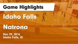 Idaho Falls  vs Natrona Game Highlights - Dec 29, 2016