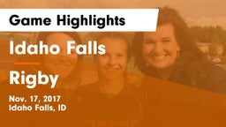 Idaho Falls  vs Rigby  Game Highlights - Nov. 17, 2017