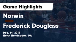 Norwin  vs Frederick Douglass  Game Highlights - Dec. 14, 2019