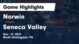Norwin  vs Seneca Valley  Game Highlights - Dec. 19, 2019