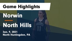 Norwin  vs North Hills  Game Highlights - Jan. 9, 2021