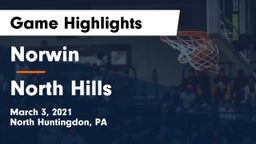 Norwin  vs North Hills  Game Highlights - March 3, 2021