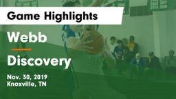 Webb  vs Discovery  Game Highlights - Nov. 30, 2019