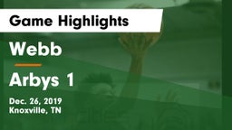 Webb  vs Arbys 1 Game Highlights - Dec. 26, 2019