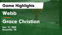 Webb  vs Grace Christian  Game Highlights - Jan. 17, 2020