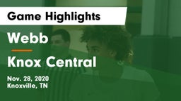 Webb  vs Knox Central  Game Highlights - Nov. 28, 2020