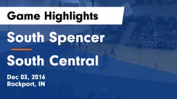 South Spencer  vs South Central  Game Highlights - Dec 03, 2016