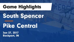 South Spencer  vs Pike Central  Game Highlights - Jan 27, 2017