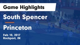 South Spencer  vs Princeton Game Highlights - Feb 10, 2017
