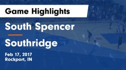 South Spencer  vs Southridge  Game Highlights - Feb 17, 2017