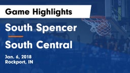 South Spencer  vs South Central  Game Highlights - Jan. 6, 2018
