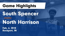 South Spencer  vs North Harrison  Game Highlights - Feb. 6, 2018