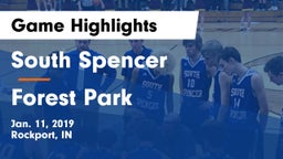 South Spencer  vs Forest Park  Game Highlights - Jan. 11, 2019