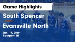 South Spencer  vs Evansville North  Game Highlights - Jan. 19, 2019