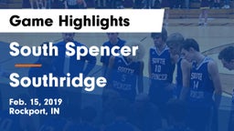 South Spencer  vs Southridge  Game Highlights - Feb. 15, 2019