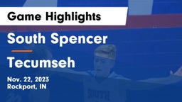 South Spencer  vs Tecumseh  Game Highlights - Nov. 22, 2023