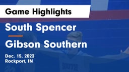 South Spencer  vs Gibson Southern  Game Highlights - Dec. 15, 2023