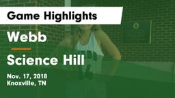 Webb  vs Science Hill  Game Highlights - Nov. 17, 2018
