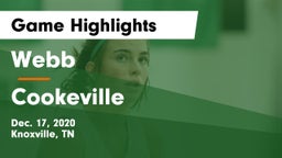 Webb  vs Cookeville  Game Highlights - Dec. 17, 2020