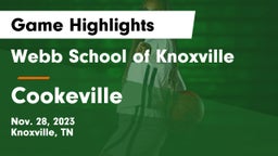Webb School of Knoxville vs Cookeville  Game Highlights - Nov. 28, 2023