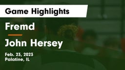 Fremd  vs John Hersey  Game Highlights - Feb. 23, 2023