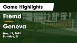 Fremd  vs Geneva  Game Highlights - Nov. 13, 2023
