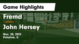 Fremd  vs John Hersey  Game Highlights - Nov. 28, 2023