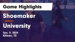 Shoemaker  vs University  Game Highlights - Jan. 9, 2024