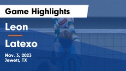 Leon  vs Latexo  Game Highlights - Nov. 3, 2023