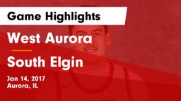 West Aurora  vs South Elgin  Game Highlights - Jan 14, 2017